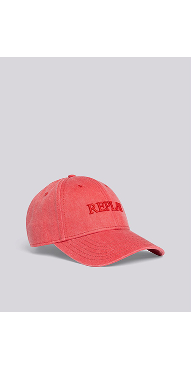 ユニセックス ロゴ刺しゅうウオッシュコットンツイルCAP 詳細画像